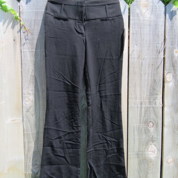 Brand New Hollywould Black Classic Bootcut Pants Slacks Size 3 Simply Slender - Picture 2 of 9